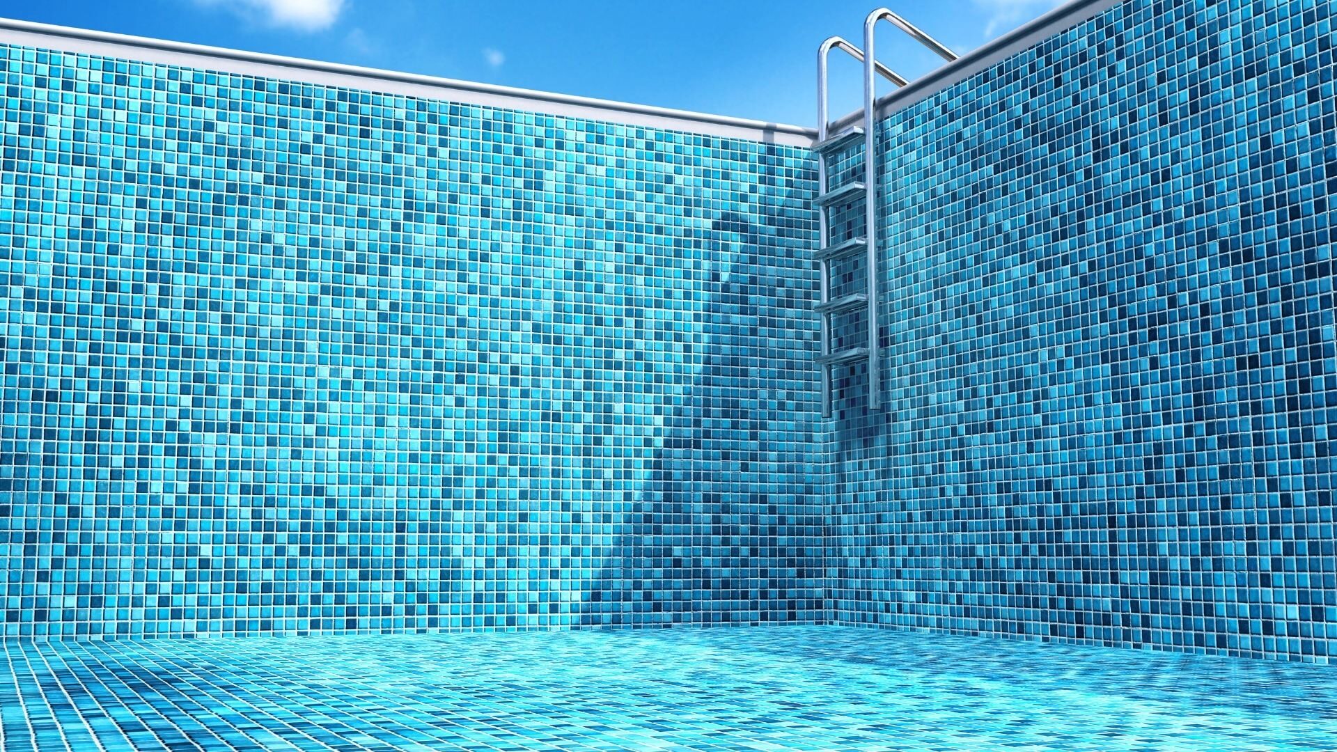 Stile mosaico per piscina
