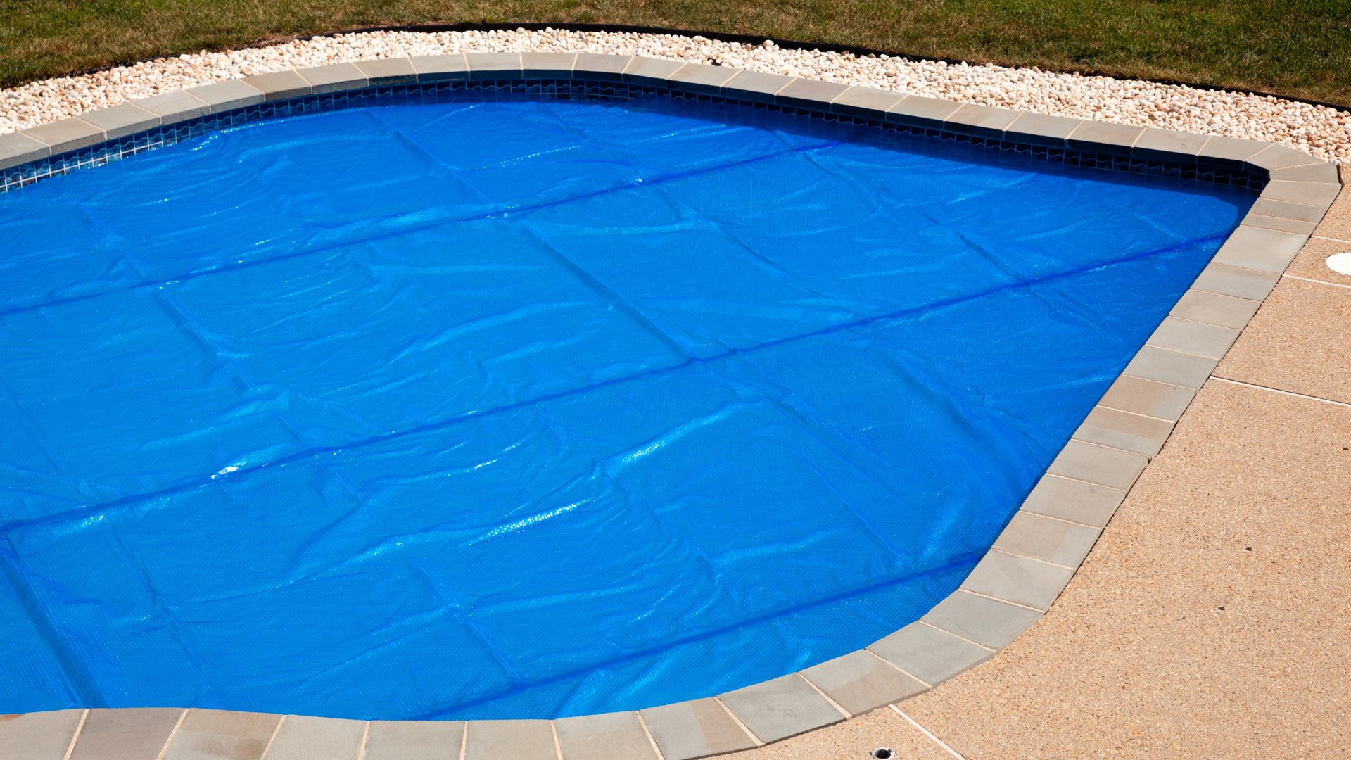 Telo piscina blu